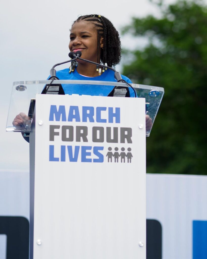 Yolanda Renee King speech for March for Our Lives!!!