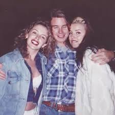 Brendan Minogue old photo with her sisters