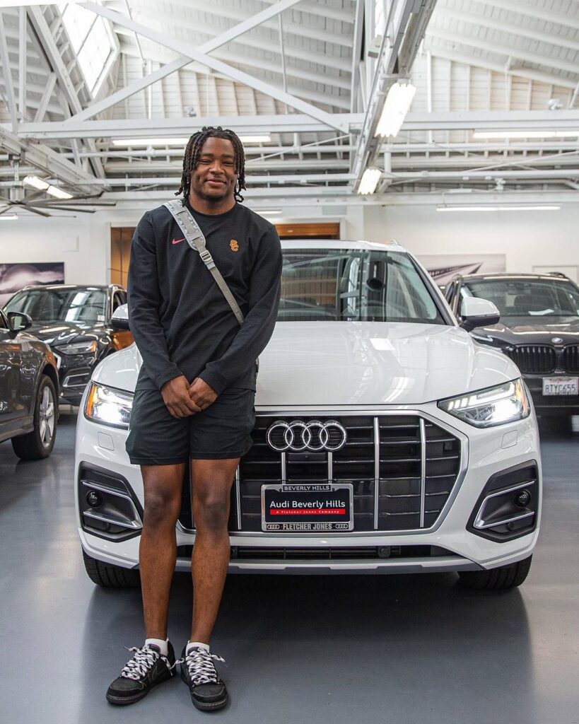 Isaiah Collier with his car