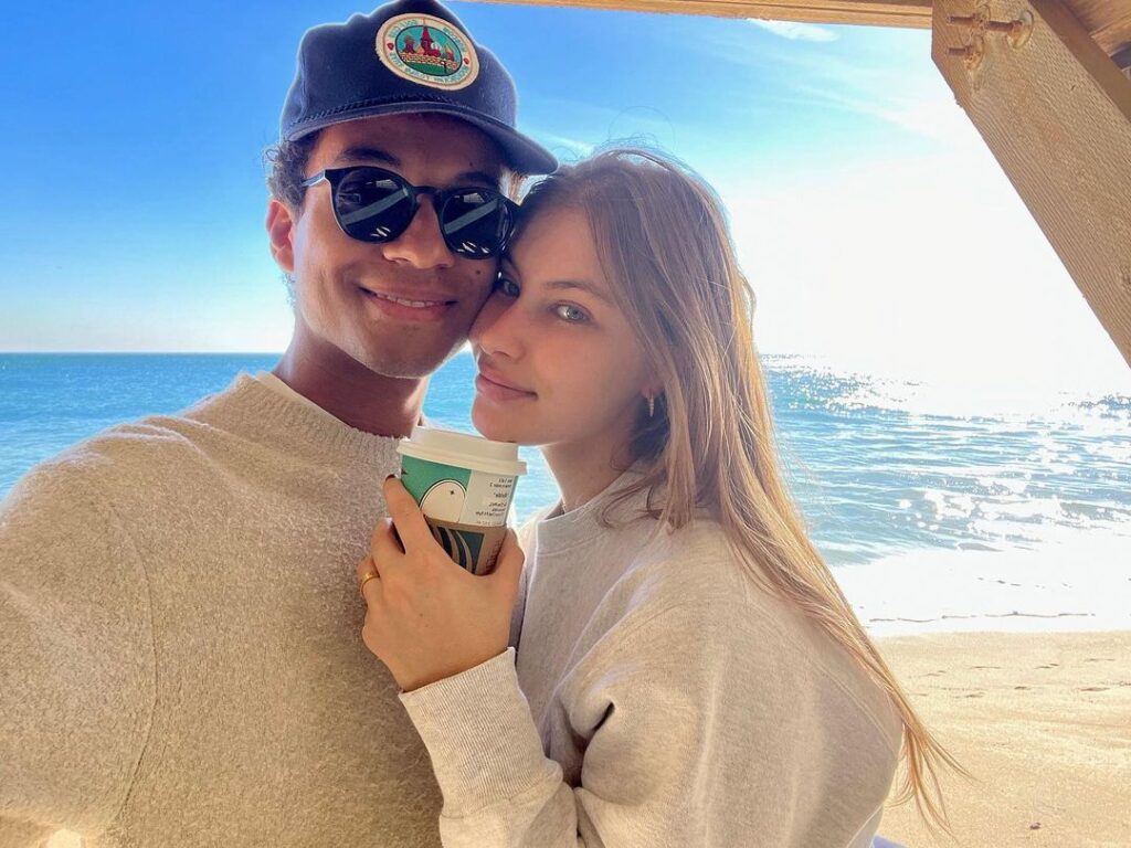 Jaafar Jackson on a vacation with his girlfriend
