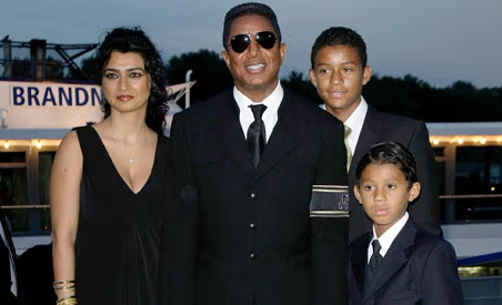 Jaafar Jackson with his parents