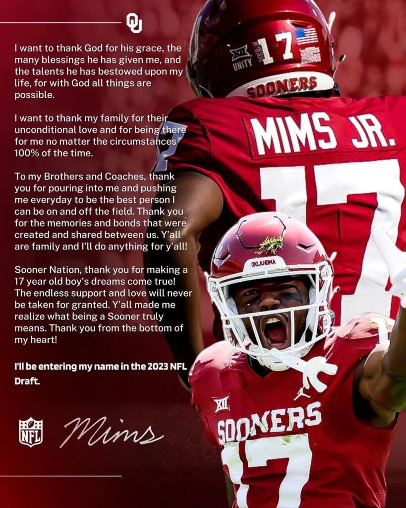 Marvin Mims drafted for NFL Draft 2023