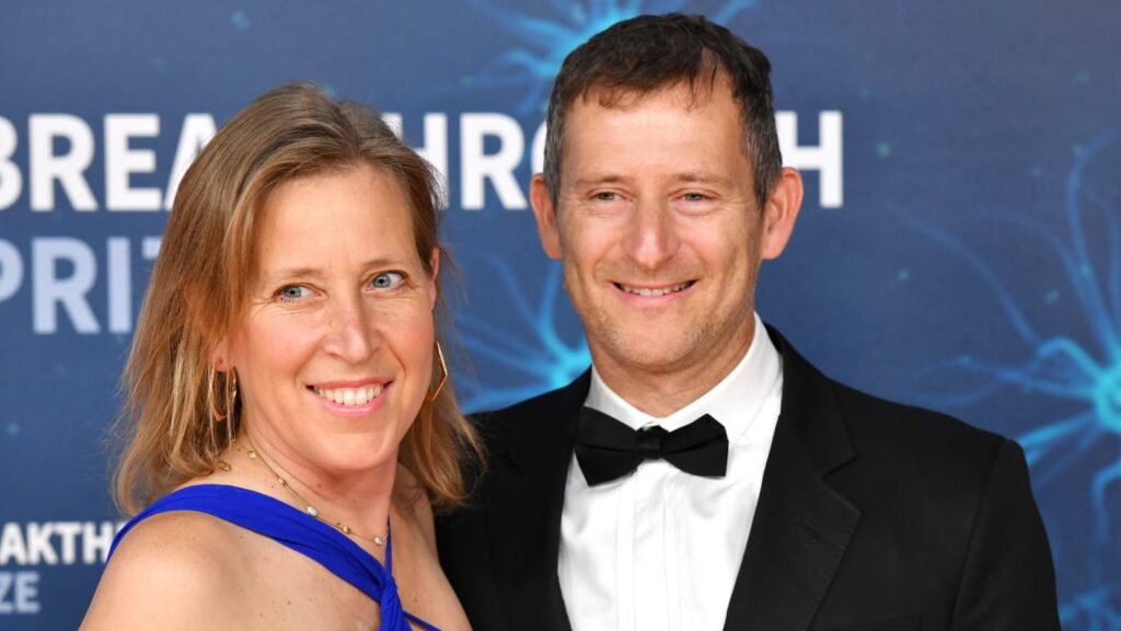 Susan Wojcicki with her husband