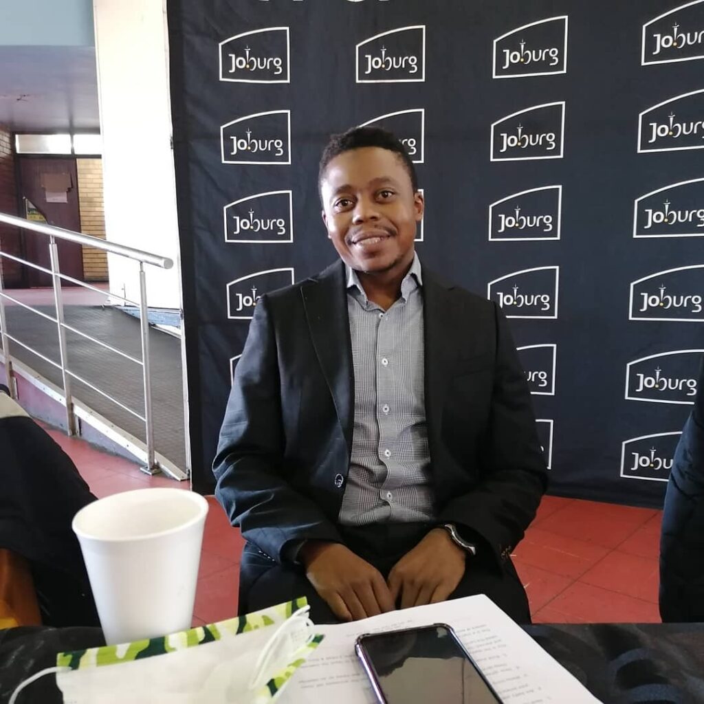 Thapelo Amad in a event