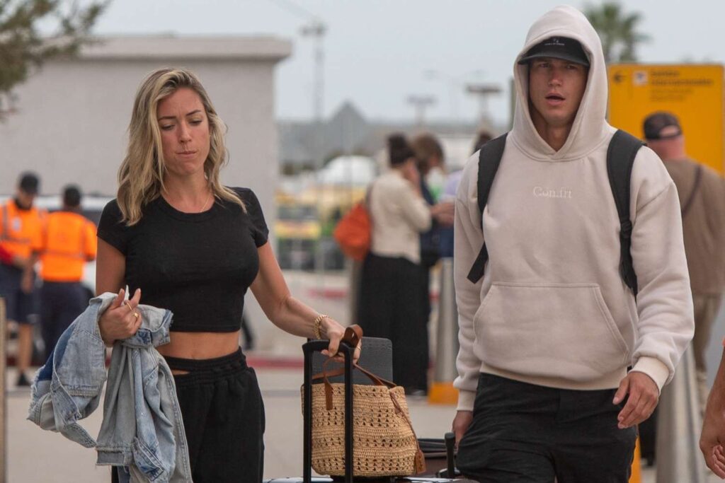 Mark Estes with his girlfriend Kristin at Cabo Airport