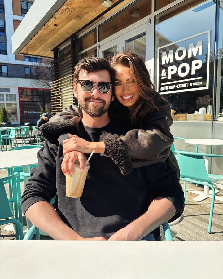 Noelia Voigt with her boyfriend Hendrix