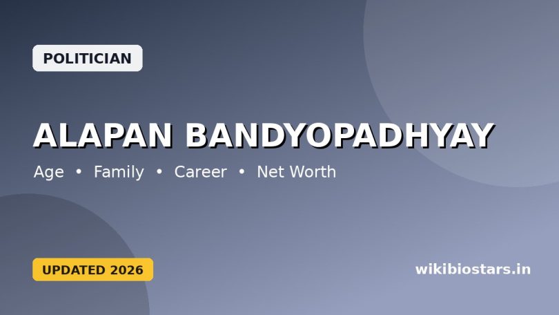 Alapan Bandyopadhyay Wiki, Age, Wife, Son, Family, Education, Salary, Biography & More.