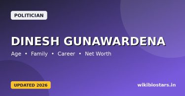 Dinesh Gunawardena Wiki, Age, Family, Wife, Son, House, Biography, Facts & More