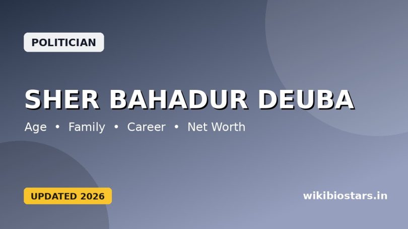 Sher Bahadur Deuba Wiki, Age, Education, Family, Son, Net Worth, Biography & More