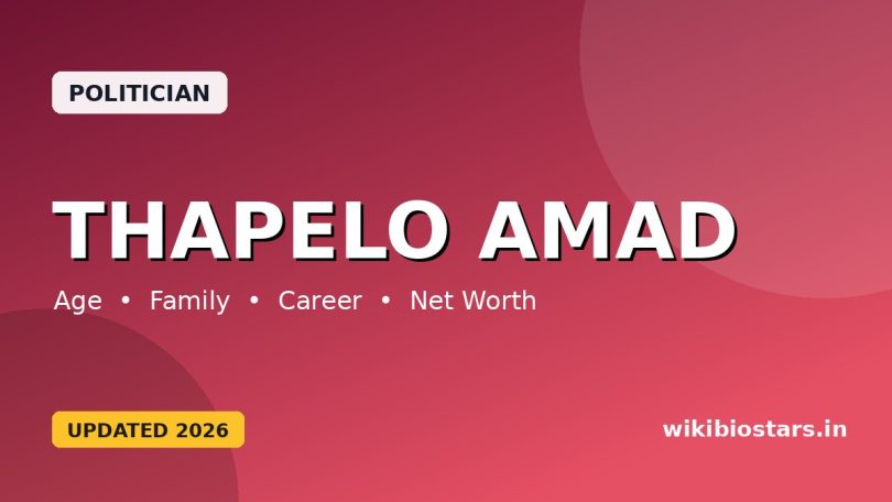 Thapelo Amad Wiki, Age, Height, Wife, Family, Parents, Net Worth, Biography
