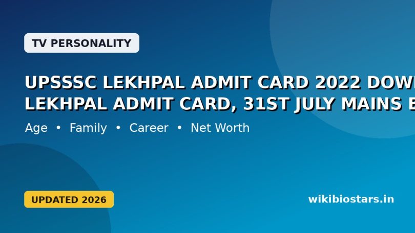 UPSSSC Lekhpal Admit Card 2022 Download : UP Lekhpal Admit Card, 31st July Mains Exam