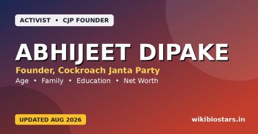 Abhijeet Dipake Biography: Age, Family, Education, CJP & Net Worth