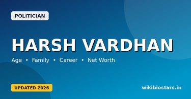 Harsh Vardhan Wiki, Age, Caste, Family, Wife, Children, Net Worth, Biography & More