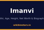 Imanvi Wiki, Age, Height, Net Worth 2026