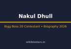 Nakul Dhull (Mitthu Don) Wiki, Age, Height, Net Worth 2026