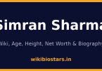 Simran Sharma Wiki, Age, Height, Net Worth 2026