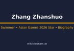 Zhang Zhanshuo Wiki, Age, Height, Net Worth 2026